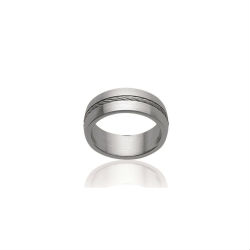 Bague Homme Acier BHAC10