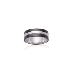 Bague Homme Acier BHAC11