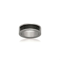 Bague Homme Acier BHAC13