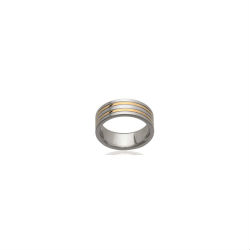Bague Homme Acier BHAC16